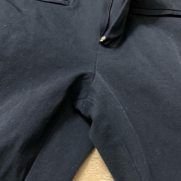 GAP vintage navy blue stretchy tuxedo pants with velvet piping - Picture 5 of 7